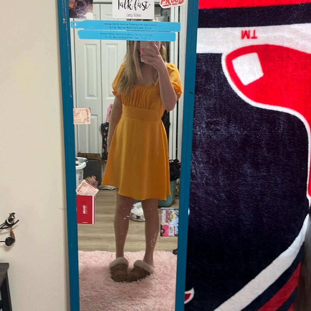 Orange summer dress!!